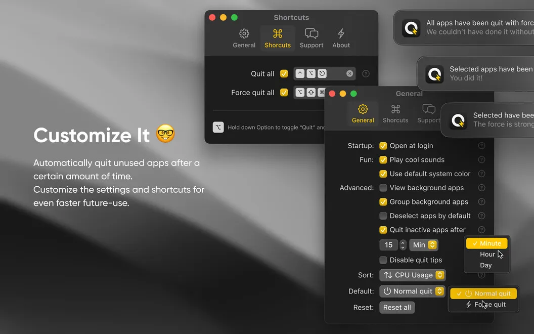 QuitAll screenshot 4