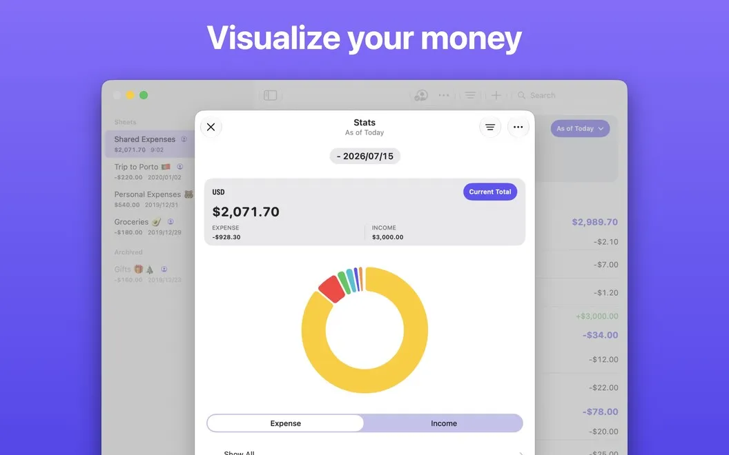 Expenses screenshot 3