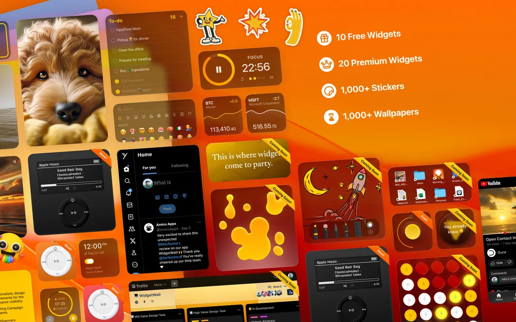 WidgetWall screenshot 2