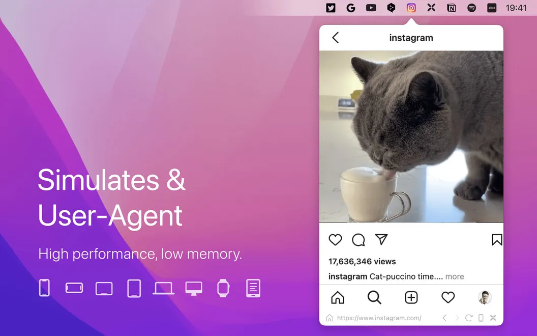 MenubarX screenshot 2