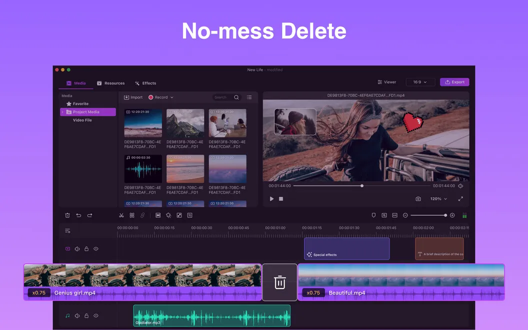 Filmage Editor screenshot 1