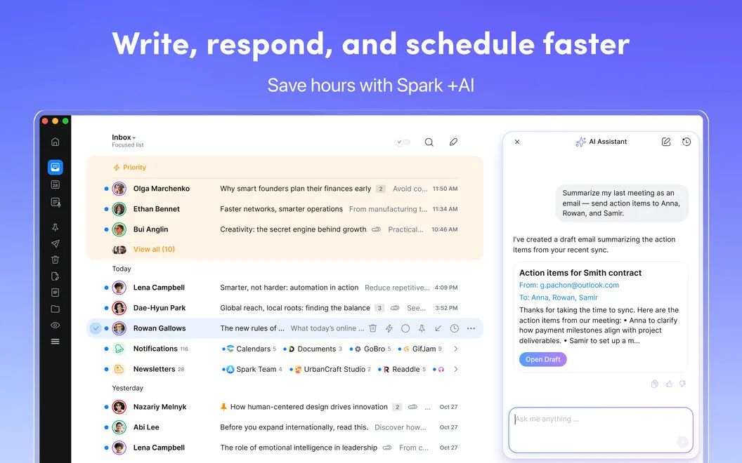 Spark Mail screenshot 3
