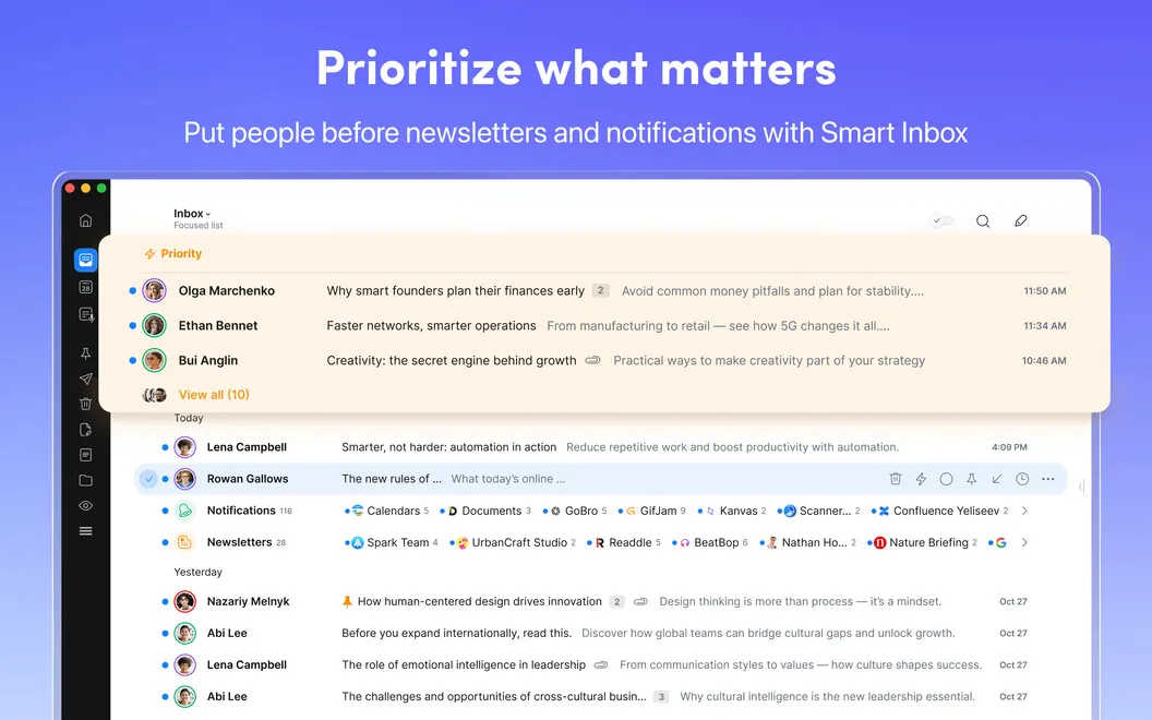 Spark Mail screenshot 5