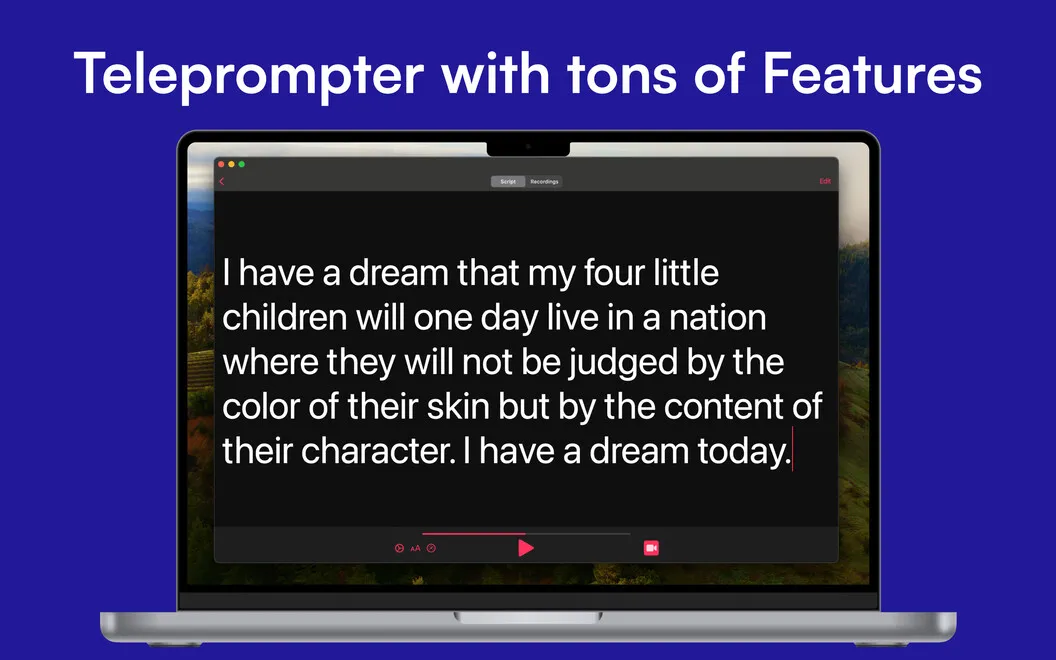 Teleprompter App screenshot 2