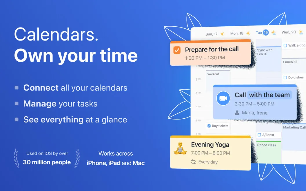 Calendars screenshot 1