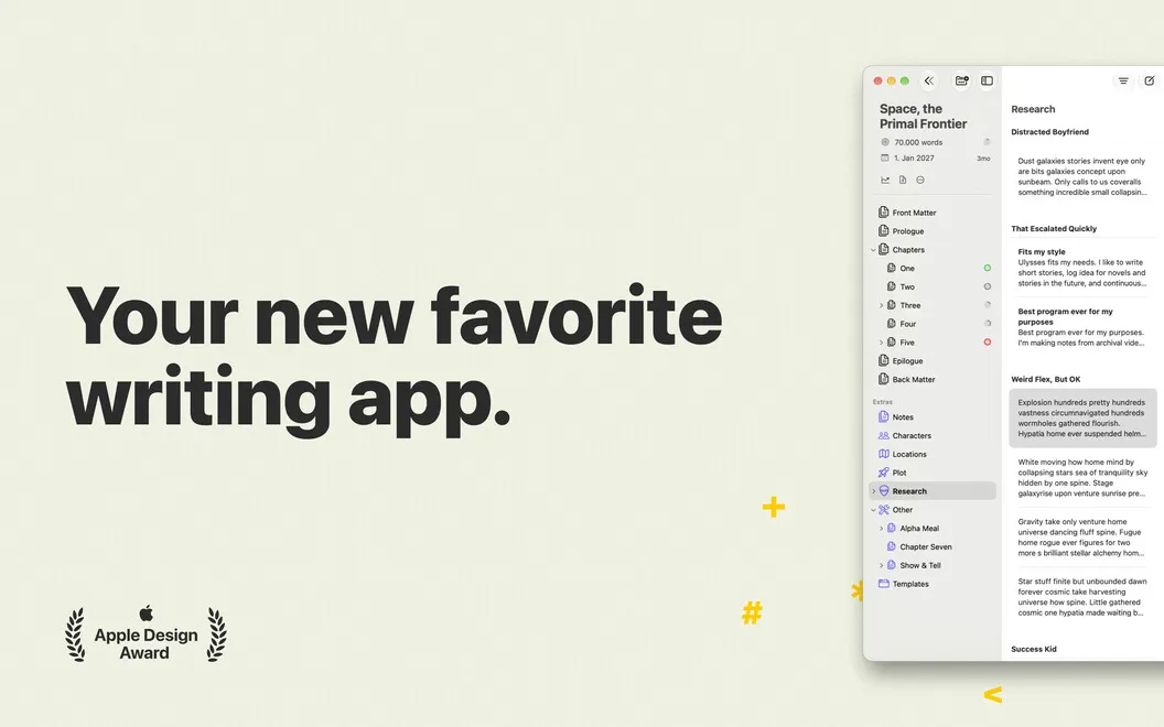 Ulysses screenshot 1