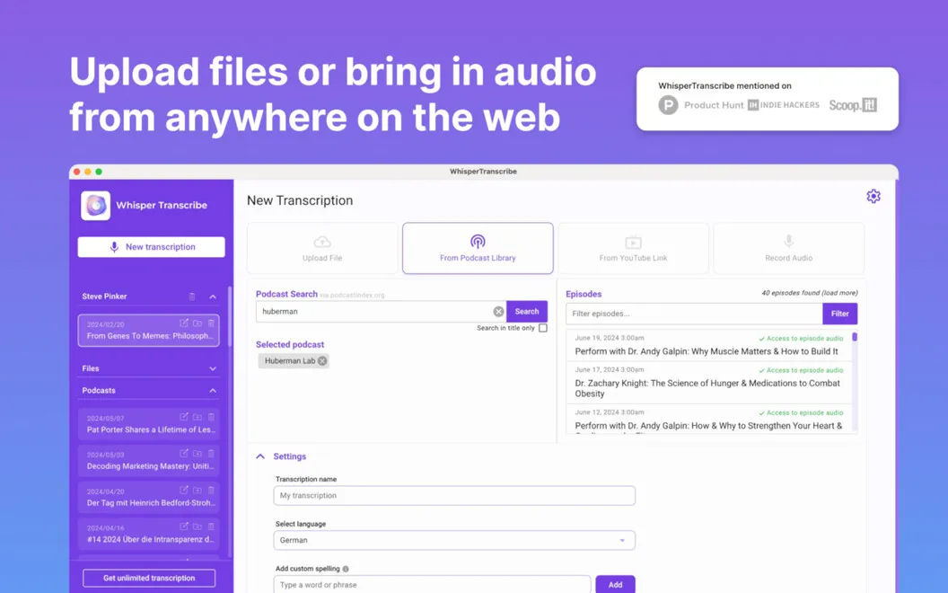 WhisperTranscribe screenshot 4