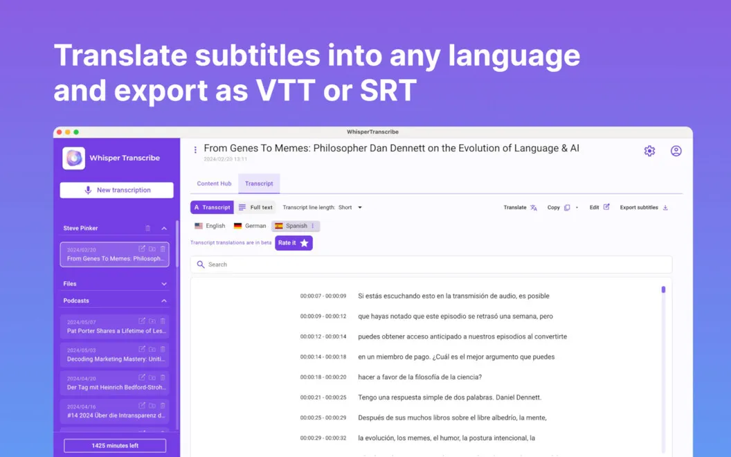 WhisperTranscribe screenshot 5