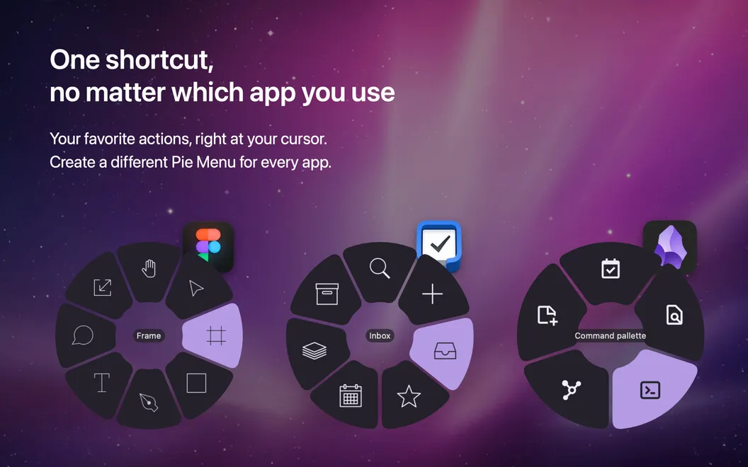 Pie Menu screenshot 1