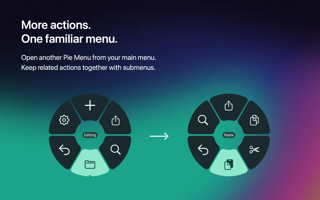 Pie Menu screenshot 3
