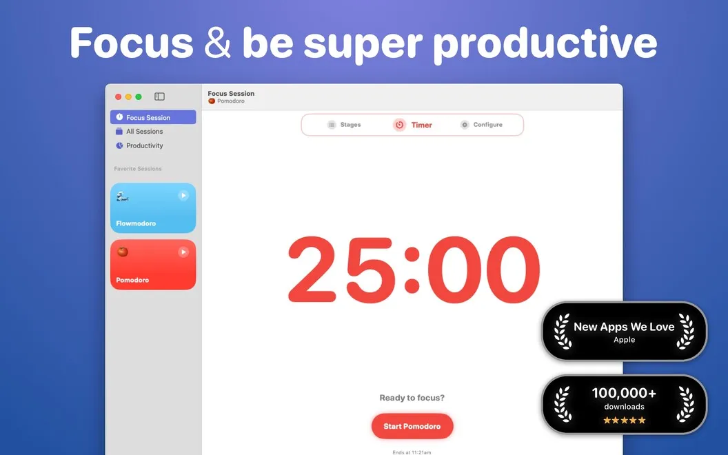 Focused Work screenshot 1