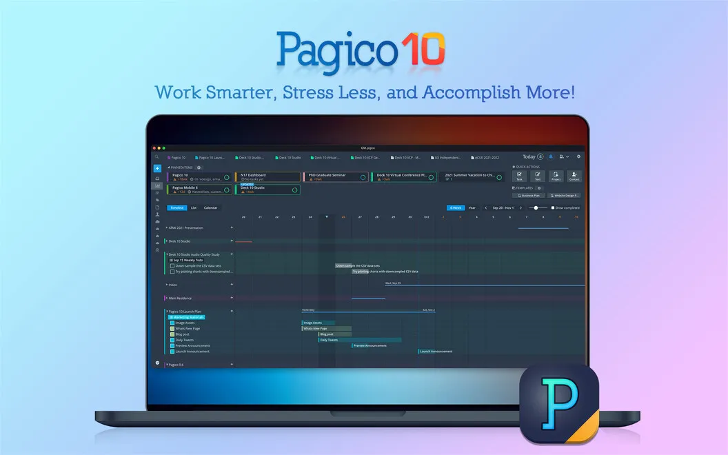 Pagico screenshot 2