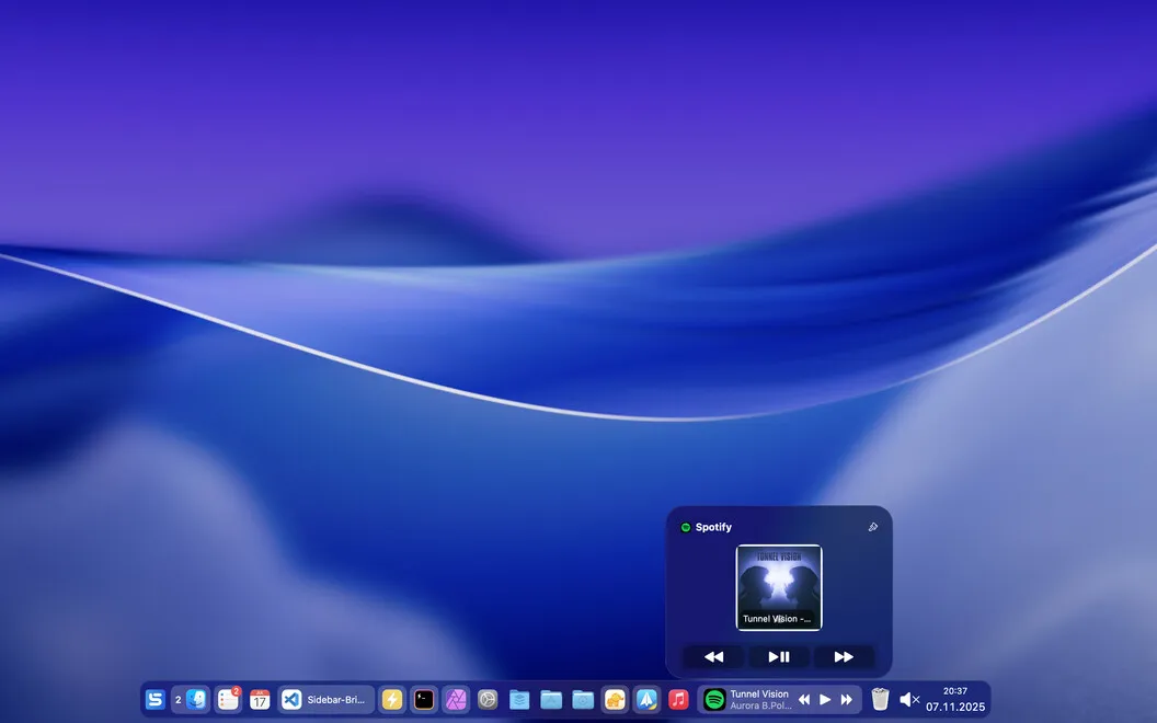 Sidebar screenshot 3