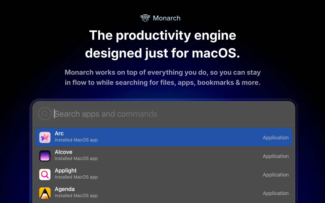 Monarch screenshot 1