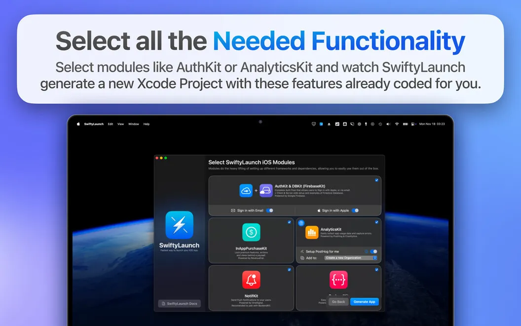 SwiftyLaunch screenshot 3