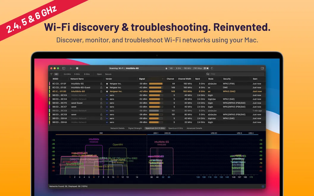 WiFi Explorer screenshot 1
