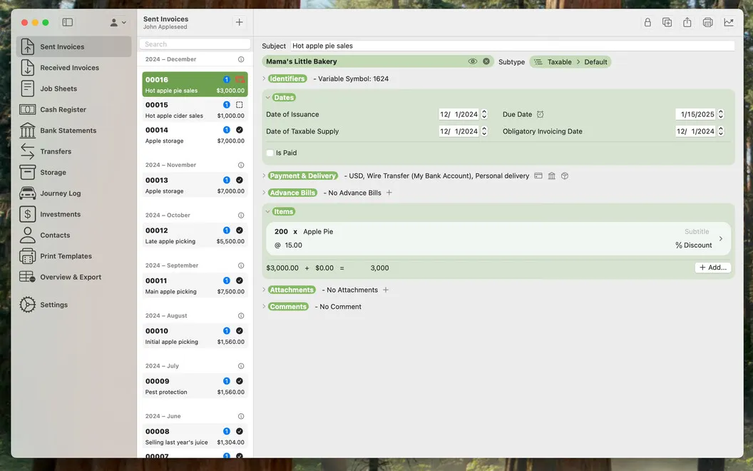 Invoice Rex screenshot 1