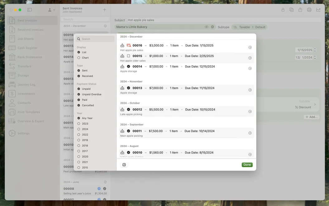 Invoice Rex screenshot 2