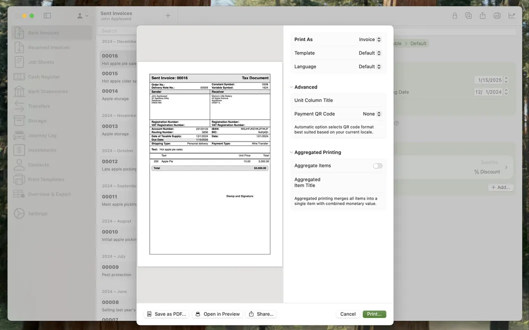 Invoice Rex screenshot 4