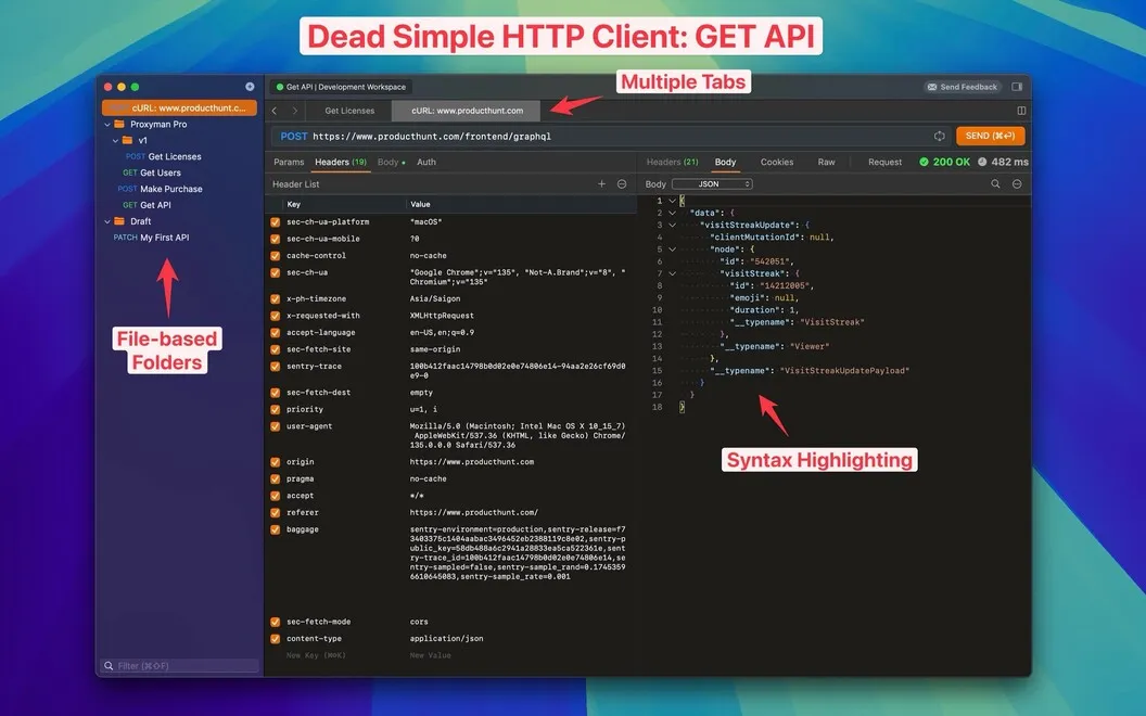 GetAPI screenshot 1