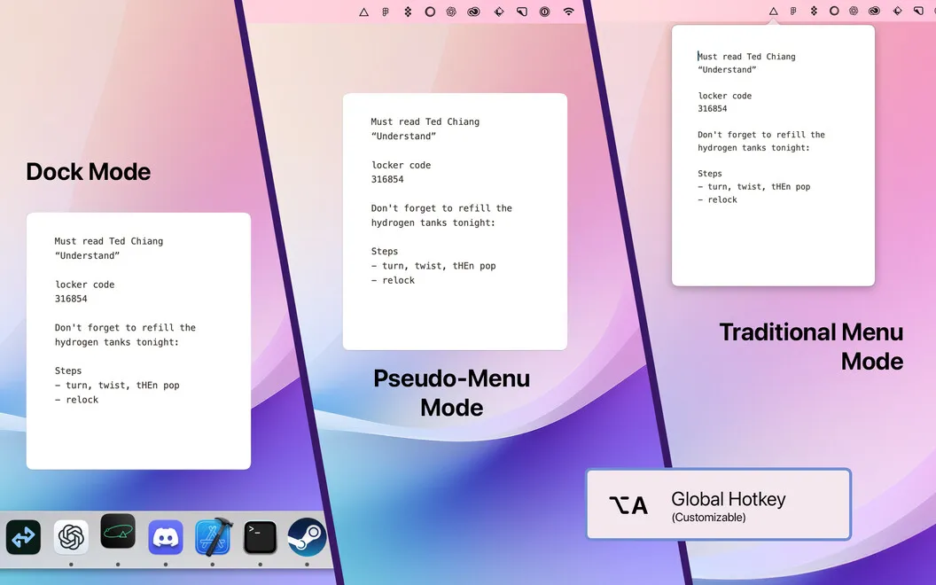 Antinote screenshot 1