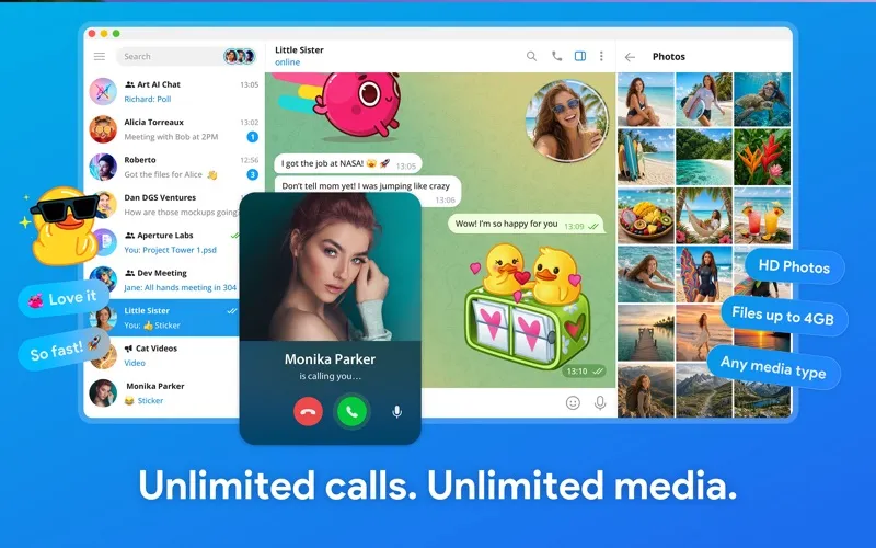 Telegram Lite screenshot 1