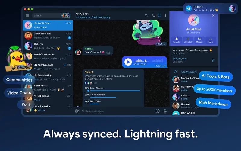 Telegram Lite screenshot 2