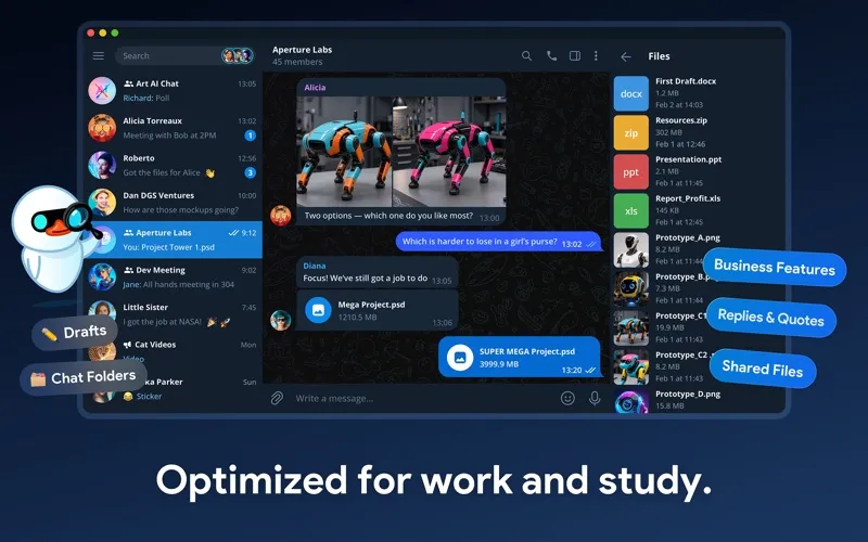 Telegram Lite screenshot 4