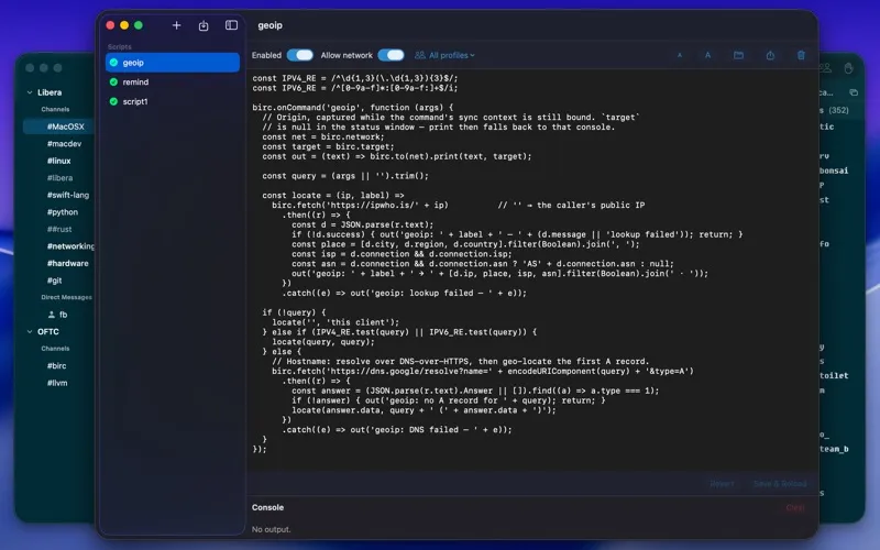 bIRC screenshot 5