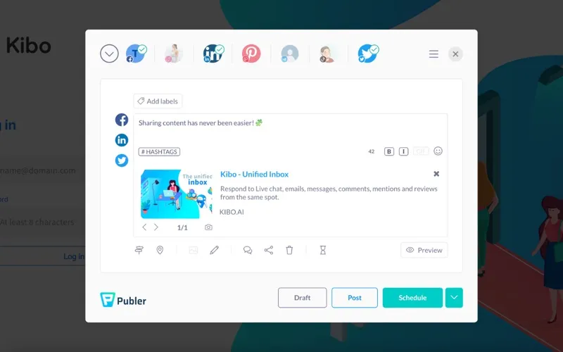 Publer screenshot 1