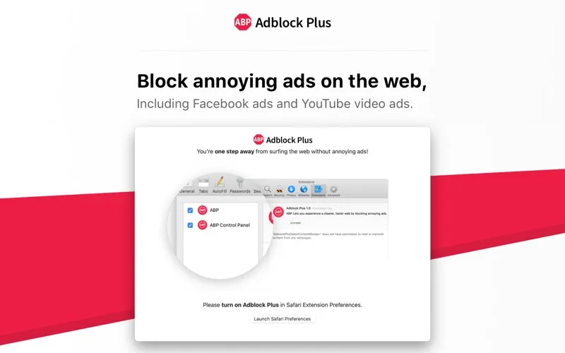 Adblock Plus for Safari ABP screenshot 1