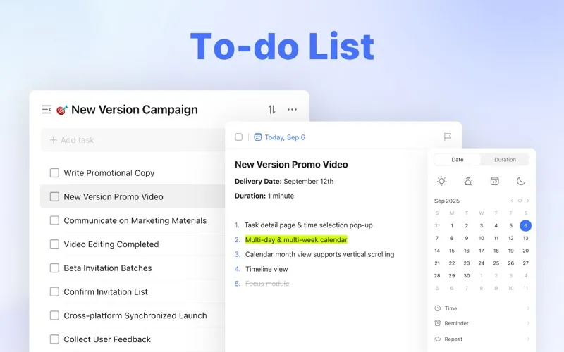 TickTick screenshot 2
