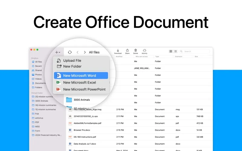 Documents for Dropbox screenshot 2