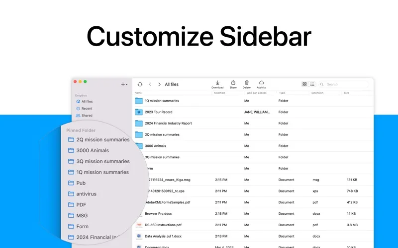 Documents for Dropbox screenshot 3