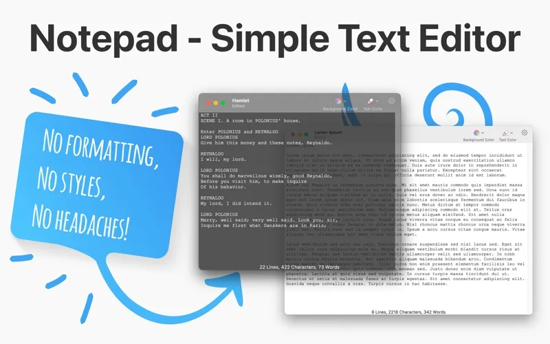 Notepad screenshot 1