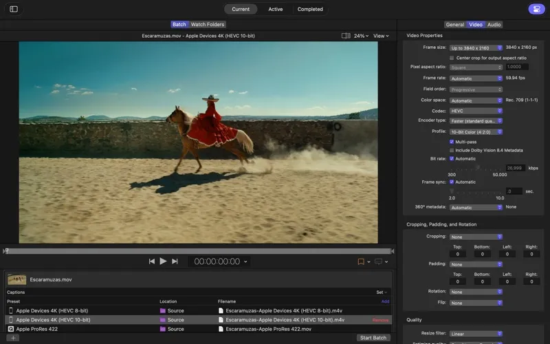 Compressor screenshot 2