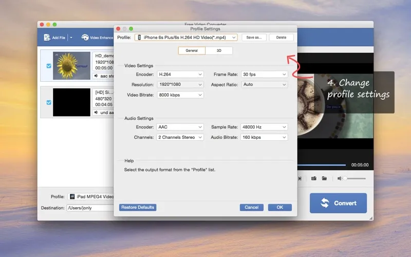 1-Click Video Converter screenshot 3