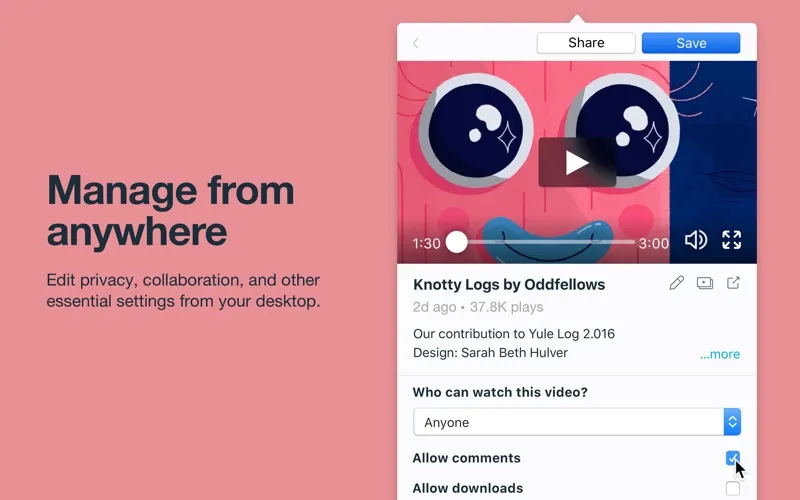 Vimeo screenshot 3