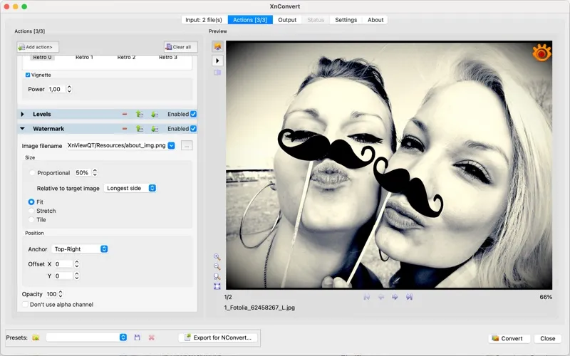 XnConvert screenshot 3