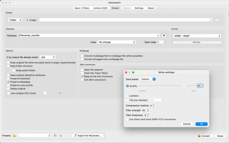 XnConvert screenshot 4