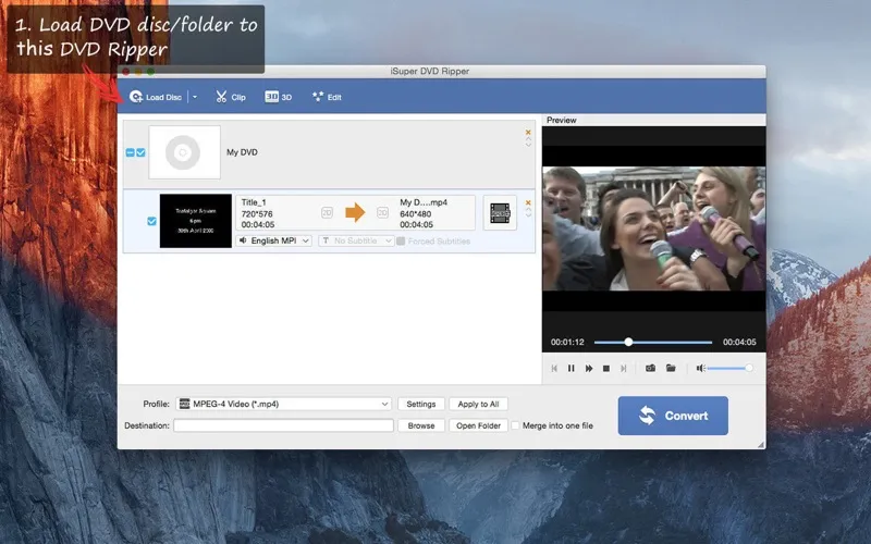 iSuper DVD Ripper screenshot 1