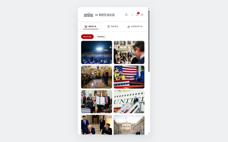 The White House Extension screenshot 1