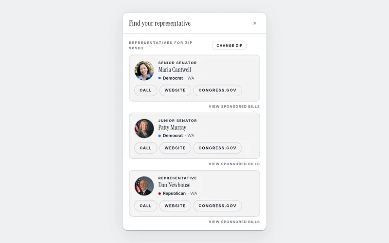 The White House Extension screenshot 3