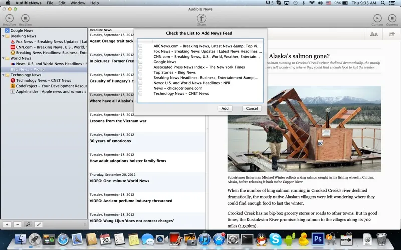 Audible News screenshot 2