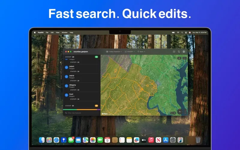 PopGIS screenshot 2