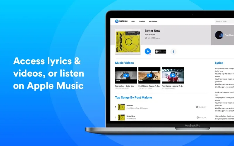 Shazam screenshot 2