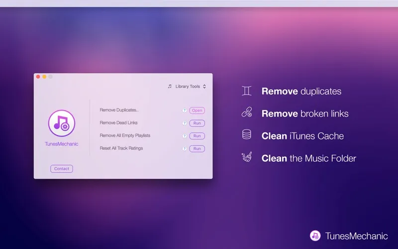 TunesMechanic for iTunes screenshot 2