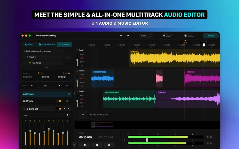 Audio One screenshot 1