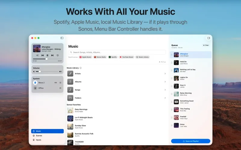 Menu Bar Controller for Sonos screenshot 3