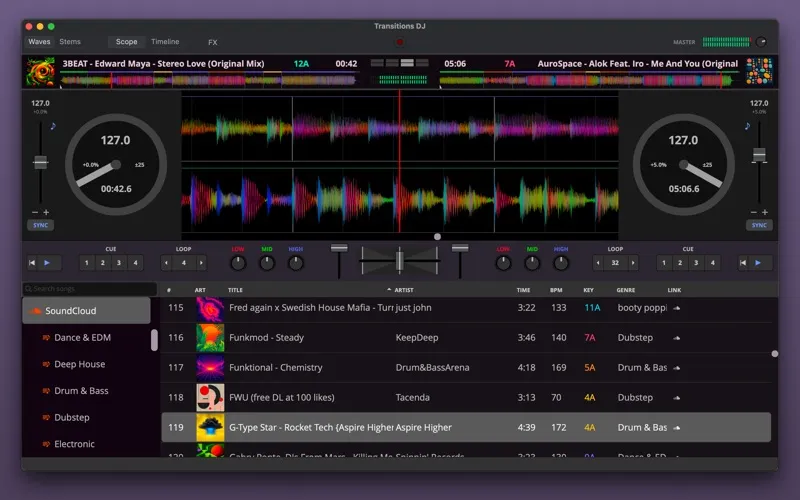 Transitions DJ screenshot 1